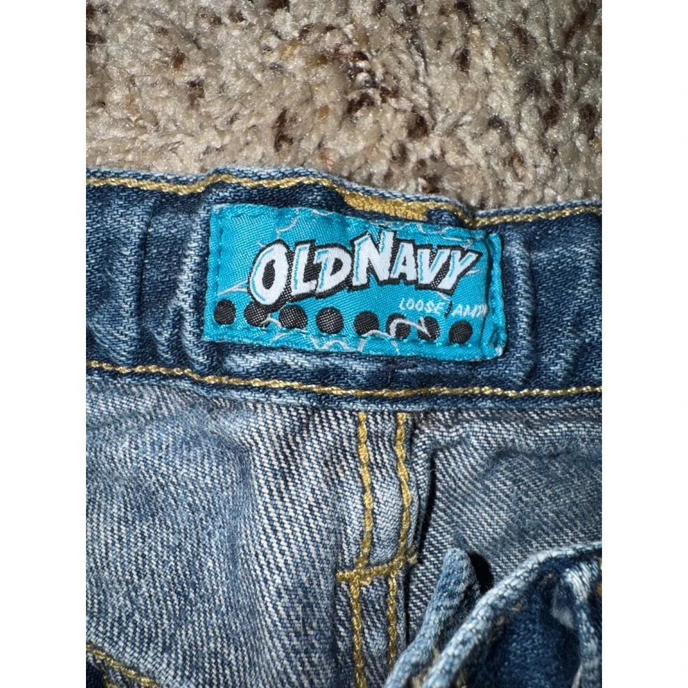 Old Navy Kids Jeans Size 8 Slim‎ Blue Adjustable Waist Denim